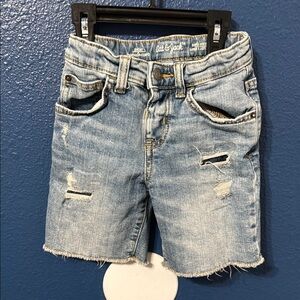 Cat & Jack Blue Jean Shorts Distressed Style